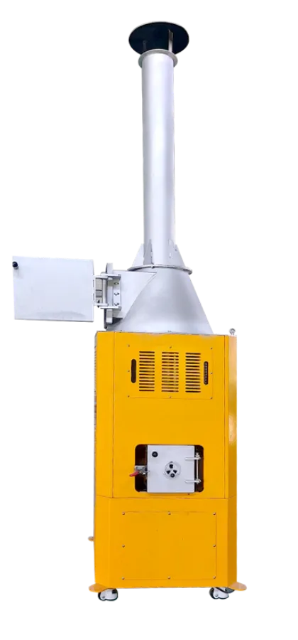 GREENASH 3 mobile incinerator in yellow