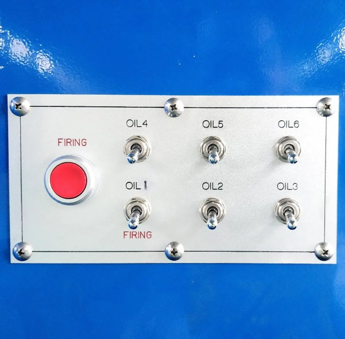 Burner firing switches on the GREENASH 5